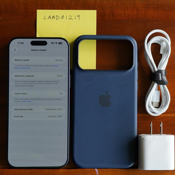 Apple iPhone 17 Pro Max - Unlocked, 256 GB, Deep Blue, A3257