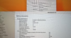 Good
													MacBook Air 2018 - 13" - I5, Gray, 256 GB, 16 GB, photo 2 of 8