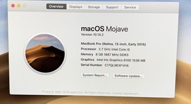 Mint
													MacBook Pro 2015 (Retina) - 13" - Silver, 128 GB, 8 GB, photo 1 of 28
