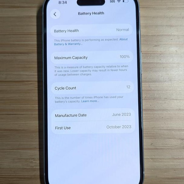 Apple iPhone 15 - Unlocked, 128 GB, Blue, A2846