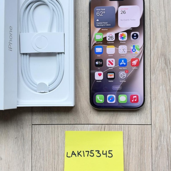 Apple iPhone 16 Pro - Unlocked, 128 GB, Natural, A3083