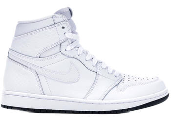 Jordan 1 Retro White Perforated for sale