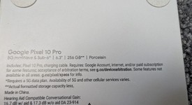 New
													Google Pixel 10 Pro - Unlocked, Porcelain, 256 GB, G4QUR, photo 6 of 6