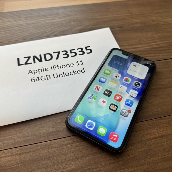 Apple iPhone 11 - Unlocked, 64 GB, Black, A2111
