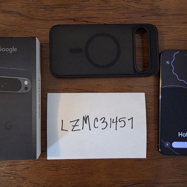 Google Pixel 9 Pro XL - Unlocked, 512 GB, Obsidian, 16 GB, GGX8B