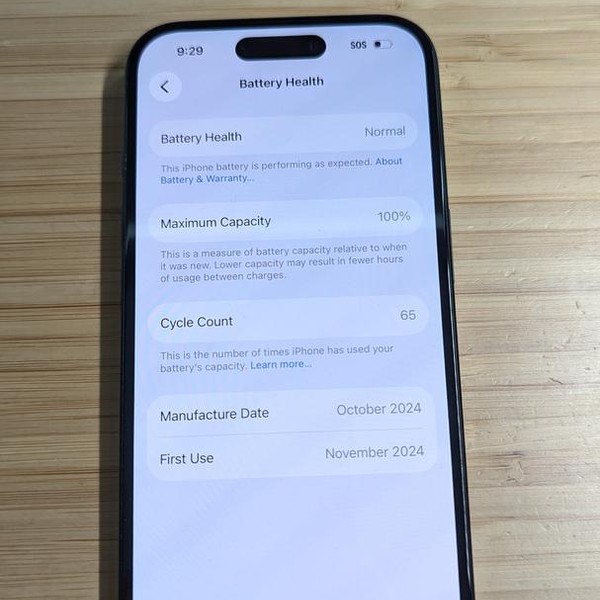 Apple iPhone 16 - Unlocked, 128 GB, Black, A3081