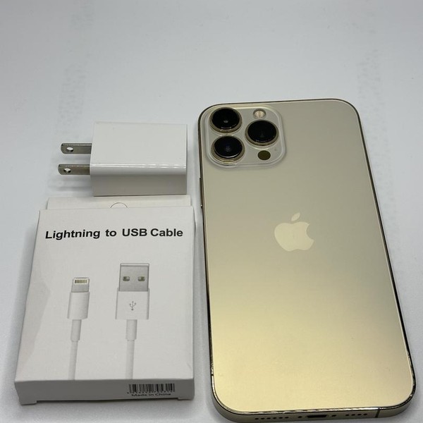 Apple iPhone 13 Pro Max - Unlocked, 128 GB, Gold, A2484