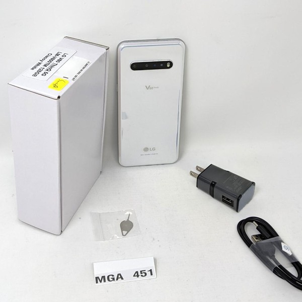 LG V60 ThinQ 5G - T-Mobile, 128 GB, White, 8 GB