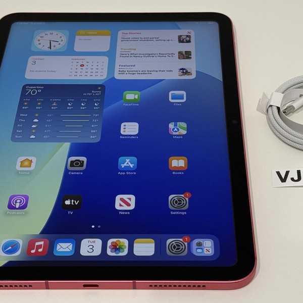 Apple iPad 11th Gen - Unlocked, 128 GB, Pink, A3355