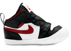 Jordan 1 Crib Bootie Black White Gym Red (I) for sale