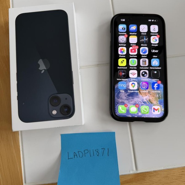 Apple iPhone 13 - T-Mobile, 128 GB, Midnight, A2482