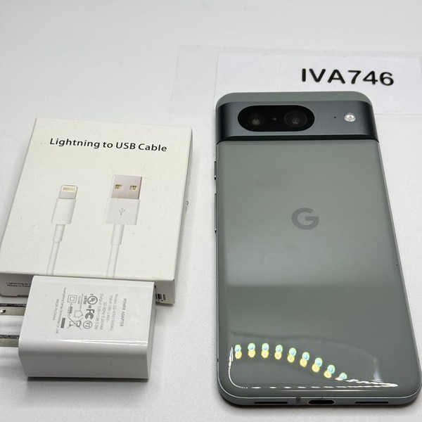 Google Pixel 8 - Unlocked, 128 GB, Hazel, 8 GB, G9BQD, Sub-6 5G