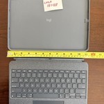 Used Logitech Combo Touch for iPad Pro - Gray, 12.9 inch 5th & 6th Gen