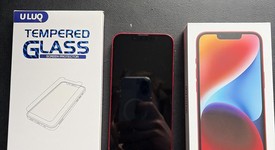 Fair
													Apple iPhone 14 - Unlocked, Red, 128 GB, A2649, photo 3 of 9