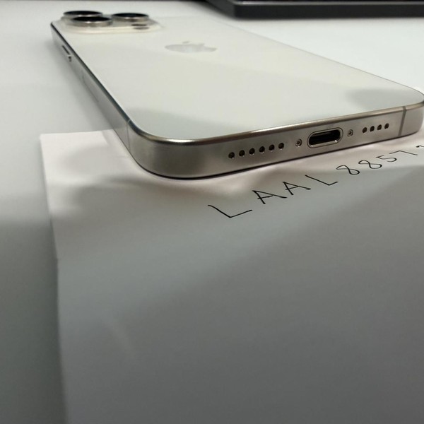 Apple iPhone 15 Pro Max - Unlocked, 256 GB, White, A2849