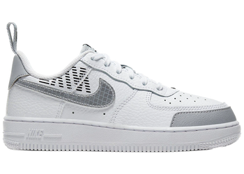 Nike Air Force 1 Low 07 LV8 White Wolf Grey Black (PS) for sale