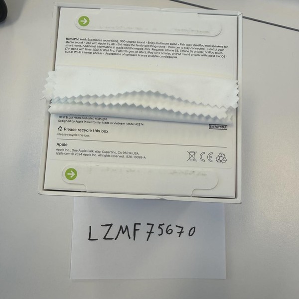 Apple HomePod Mini - Midnight, Single