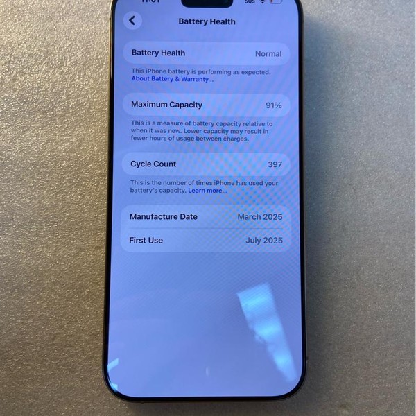 Apple iPhone 16 Pro Max - Unlocked, 256 GB, Desert, A3084