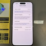 Good Apple iPhone 15 Pro Max - Unlocked, Black, 256 GB, A2849