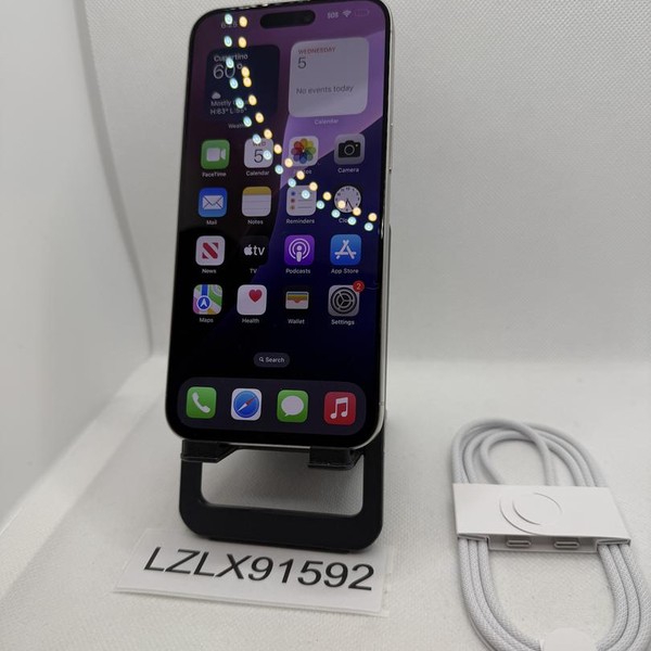 Apple iPhone 15 Pro Max - Unlocked, 256 GB, White, A2849