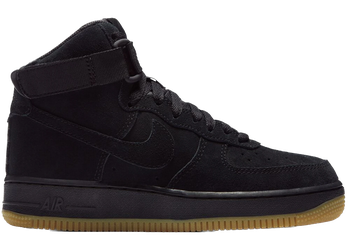 Nike Air Force 1 High Suede Black Gum (GS) for sale