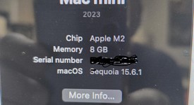Good
													Mac mini 2023 - Apple M2, 256 GB, 8 GB, 1 Gigabit Ethernet, photo 1 of 10