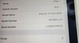 Mint
													Apple iPad Air 11" (M3) 2025 - Wi-Fi, Purple, 128 GB, A3266, photo 2 of 8