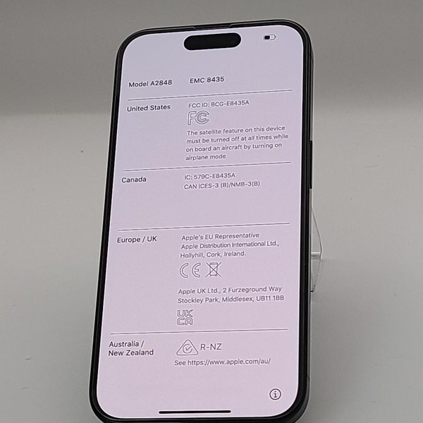 Apple iPhone 15 Pro - AT&T, 128 GB, Blue, A2848