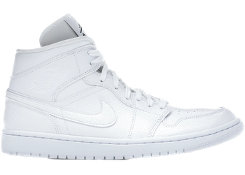 Jordan 1 Mid White Snakeskin (Women's) for sale