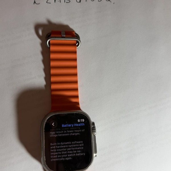 Apple Watch Ultra 49mm - Unlocked, Titanium, A2622