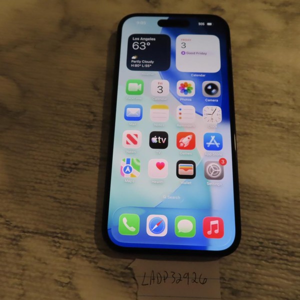 Apple iPhone 15 - T-Mobile, 128 GB, Black, A2846