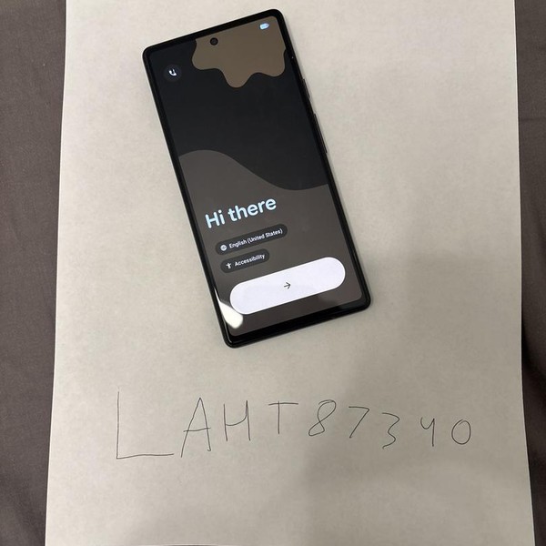 Google Pixel 6a - T-Mobile, 128 GB, Charcoal, 6 GB, GX7AS