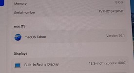 Good
													MacBook Pro 2020 - 13" - Apple M1, Gray, 256 GB, 8 GB, photo 3 of 9