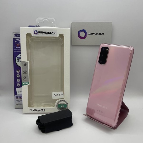 Samsung Galaxy S20 5G - Unlocked, 128 GB, Pink, 12 GB, SM-G981U1
