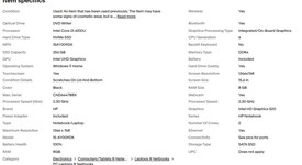 Fair
													HP Laptop, photo 1 of 16