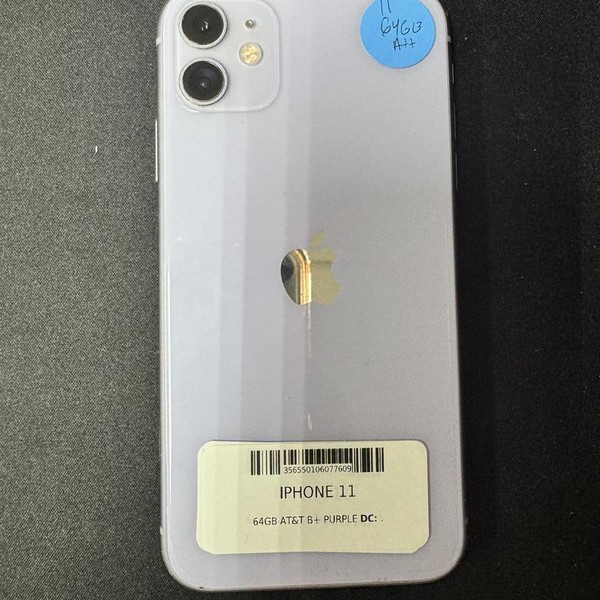 Apple iPhone 11 - AT&T, Purple, 64 GB, A2111