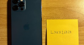Good
													Apple iPhone 12 Pro - Unlocked, Pacific Blue, 256 GB, A2341, photo 3 of 4