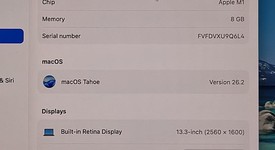 Good
													MacBook Air 2020 - 13" - Apple M1, Gray, 256 GB, 8 GB, photo 3 of 9