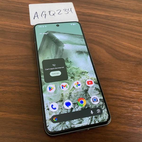 Google Pixel 8 - T-Mobile, 128 GB, Hazel, 8 GB, G9BQD, Sub-6 5G