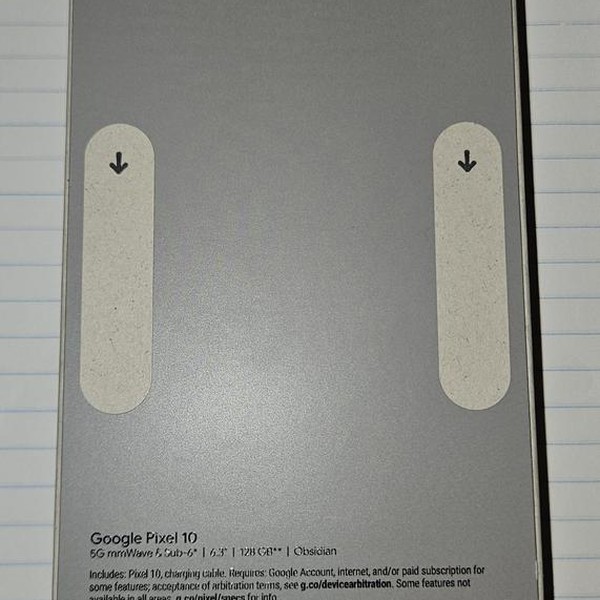 Google Pixel 10 - T-Mobile, 128 GB, Obsidian, GLBW0