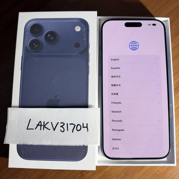 Apple iPhone 17 Pro Max - Unlocked, 256 GB, Deep Blue, A3257