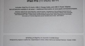 Mint
													Apple iPad Pro 11" 2018 - Wi-Fi, Silver, 64 GB, A1980, photo 3 of 13