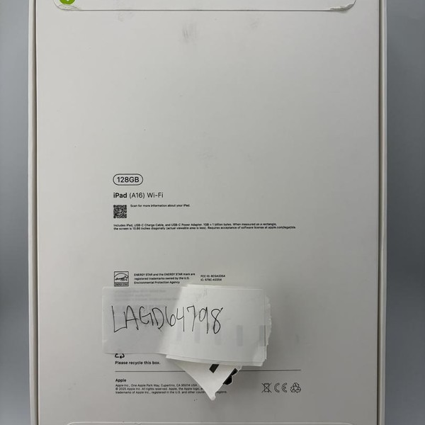Apple iPad (11th Gen) - Wi-Fi, 128 GB, Blue, A3354