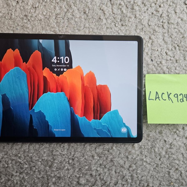 Samsung Galaxy Tab S7 - AT&T, 128 GB, Mystic Black, 6 GB, SM-T878U, 5G