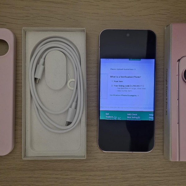 Google Pixel 9 Pro XL - Unlocked, Rose, 256 GB, 16 GB, GGX8B