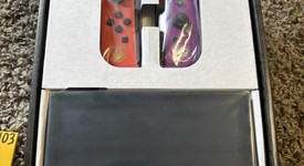 New
													Nintendo Switch - OLED - Violet, 64 GB, Pokemon Scarlet & Violet, photo 3 of 4
