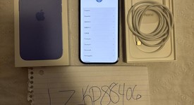 Mint
													Apple iPhone 16 - Unlocked, Ultramarine, 128 GB, A3081, photo 1 of 9