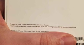 New
													Apple iPhone 17 Pro Max - Unlocked, Silver, 512 GB, A3257, photo 4 of 5