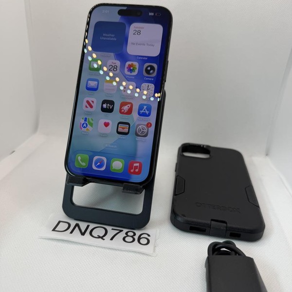 Apple iPhone 15 - AT&T, 128 GB, Black, A2846