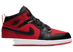 Jordan 1 Mid Gym Red Black (PS) for sale